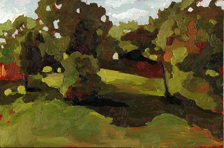 original oil painting by Danforth